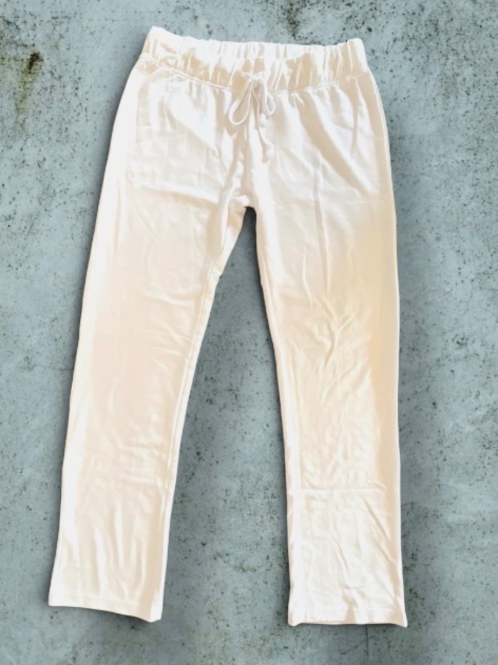 Ever White Drawstring Yoga Sweatpants Bottoms    Sz M   NWOT